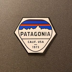 Patagonia sticker - climbing hex